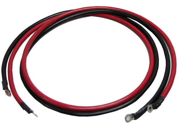 6 AWG 5ft Inverter Cable Pair with 3/8 Lugs