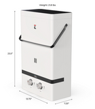 Eccotemp - Luxé 3.0 GPM Portable Outdoor Tankless Water Heater, side