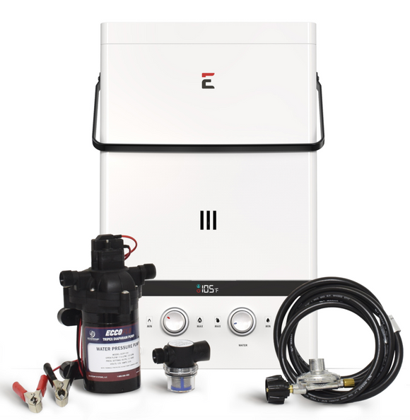 Eccotemp - Luxé 3.0 GPM Portable Outdoor Tankless Water Heater