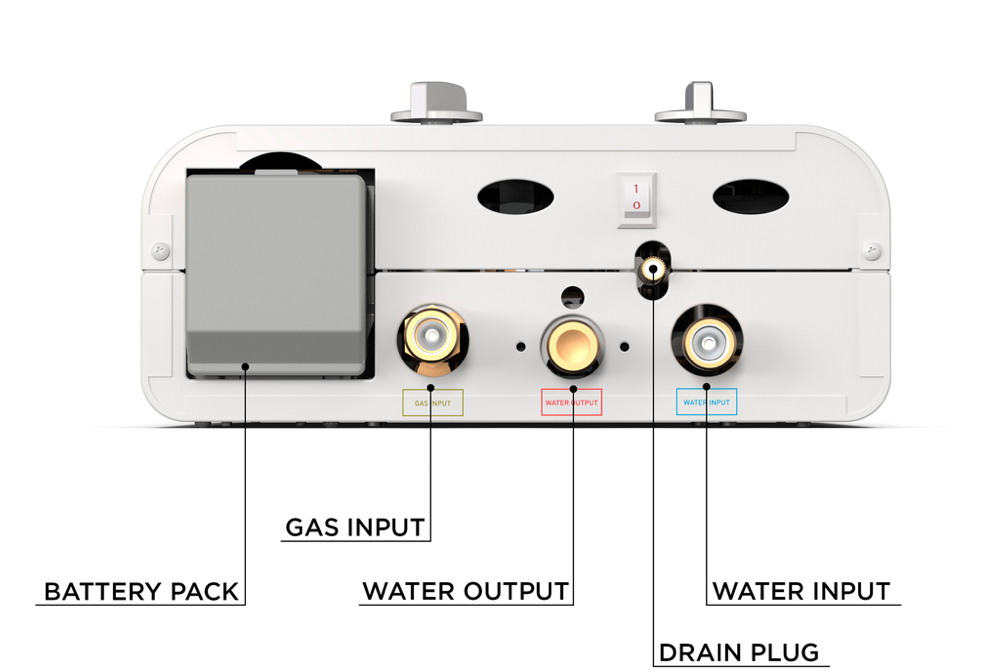 Eccotemp - L5 Portable Outdoor Tankless Water Heater w/ EccoFlo Diaphr –  Off The Grid Energy Solutions