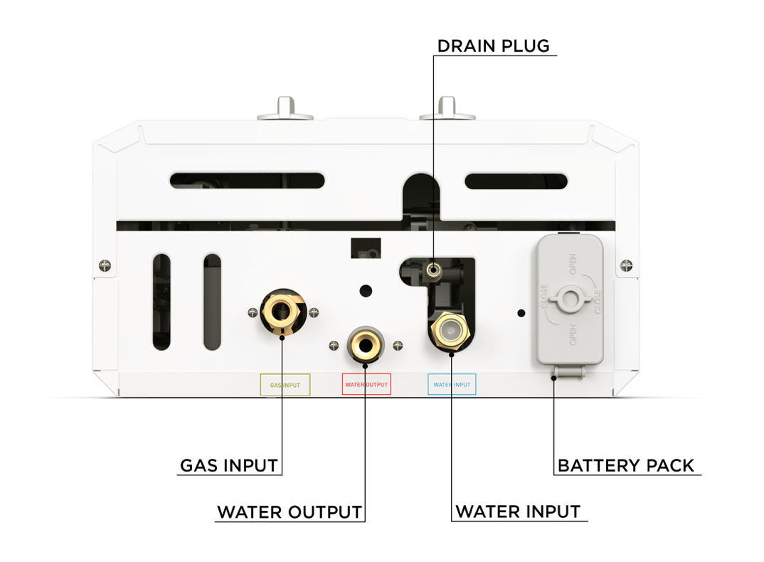 Eccotemp - L10 Portable Outdoor Tankless Water Heater w/ EccoFlo Diaph –  Off The Grid Energy Solutions