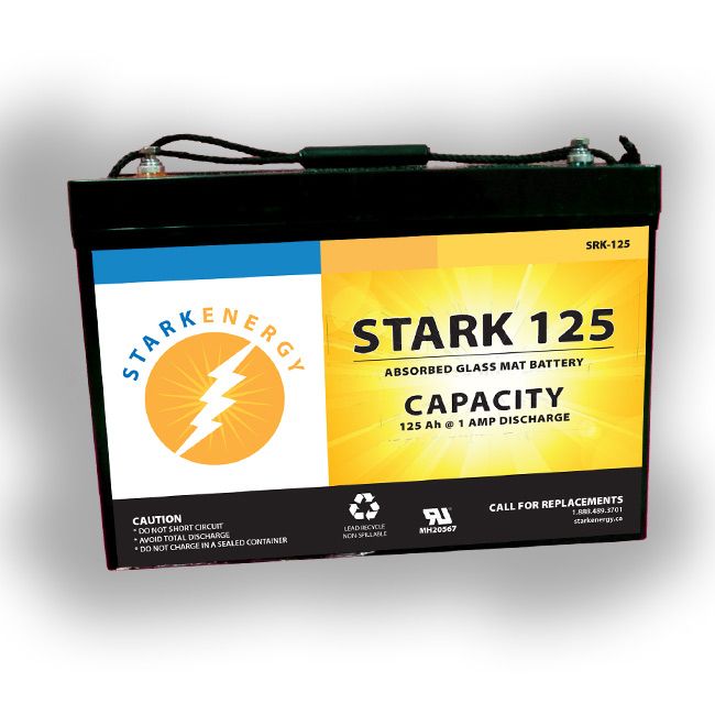 Stark SRK-125, 12V AGM – Off The Grid Energy Solutions
