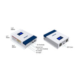 Xantrex - 817-2080, Freedom XC 12V 2000W, inverter/ charger, dimensions