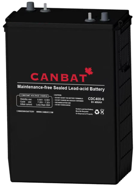 CANBAT - CDC400-6, 6V 400Ah Deep Cycle L16 Battery