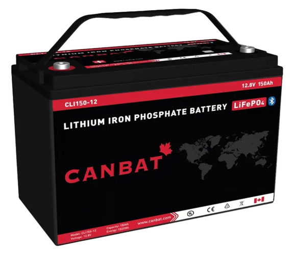 CANBAT - 12V 150Ah Lithium Battery (LiFePO4)