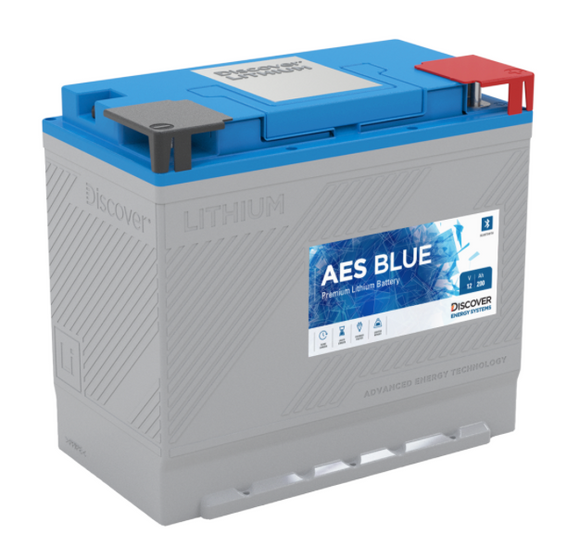Discover Energy - DLB-GC12-12V, 12V 200Ah Lithium BLUE battery