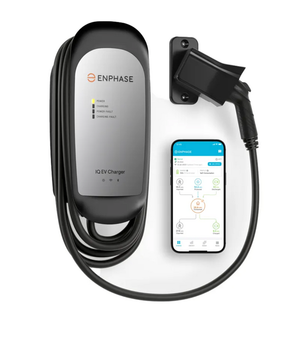 Enphase - EN-IQ-EVSE-40-HW, Enphase IQ, Level 2, 7.7kW EV Charger