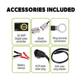 Go Power - GP-DURALITE-100, DURALITE 100W Solar Kit, accessories