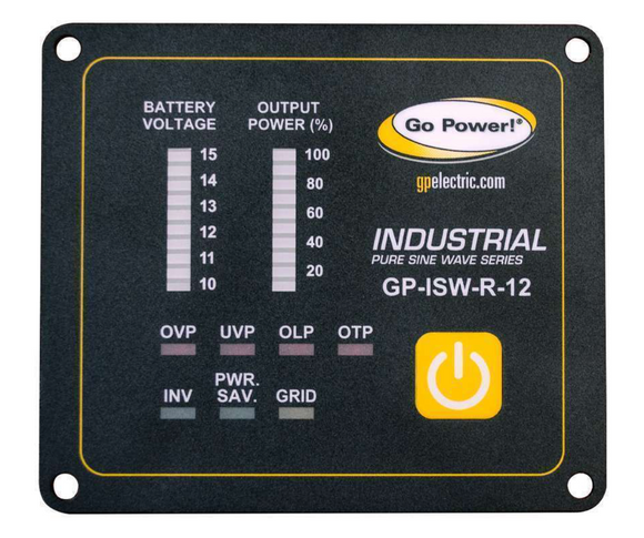 Go Power - GP-ISW-R-24, Industrial, Pure Sine Wave Inverter Remote