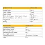 Go Power - GP-PSK-200, 200W portable solar kit, specs