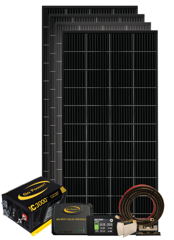 Go Power - GP-PT-800, POWERTRAK™ 800W Solar & Inverter/ Charger System