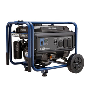 Hyundai - HG5000, 5000W Gas Powered Portable Generator