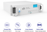LEOCH - LR51.2-100, 51.2V 100Ah (5.12kWh) Lithium Rack mount Battery, specs