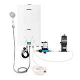 Onsen - ON-10L-DP30-ACT1L- HKIT, 10L Outdoor Propane Portable Tankless Water Heater 75K BTU