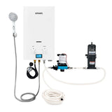 Onsen - ON-7L-DP30-ACT1L- HKIT, 7L Outdoor Propane Portable Tankless Water Heater 50K BTU