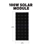 Go Power - RETREAT-E, Retreat Expansion 100W, dimensions