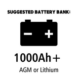 Go Power - SOLAR-AE-6, 1200W Solar Kit, suggested battery bank