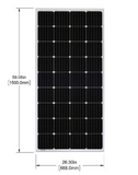 Go Power - 800W Solar AE 4 Kit, dimensions