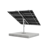 SPM26-12 Adjustable Pole Mount Solar Rack Kit For 8, 10, or 12 Panels - Poles Included, back