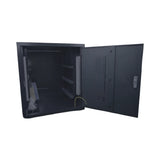 EG4 - Enclosed Battery Rack, 3 Slot Wheels Included (PRE-ASSEMBLED), open
