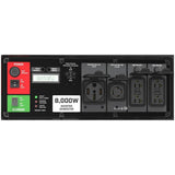 Energizer - EZV8000, Inverter Generator 120/240V 8000W, ports