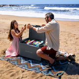 EcoFlow - GLACIER Classic Portable Fridge Freezer 35L, installed