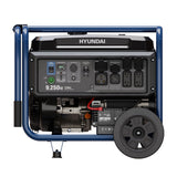 Hyundai - HG9250R , 9250W Gas Powered Portable Generator with Remote Start, side