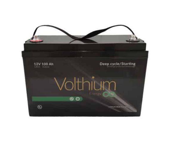 Volthium - 12V 100Ah Hybrid Battery, Engine Cranking / Deep Cycle