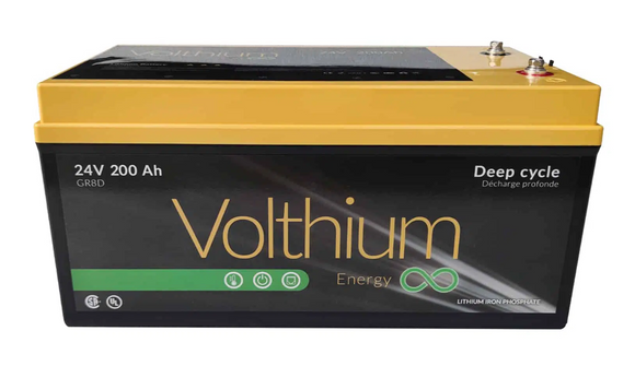 Volthium - 24V 200Ah Lithium, 5.12kWh, self-heating