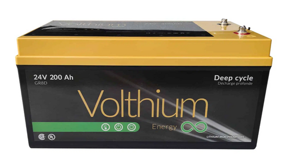 Volthium - 24V 200Ah Lithium, ABS 8D 5.12kWh