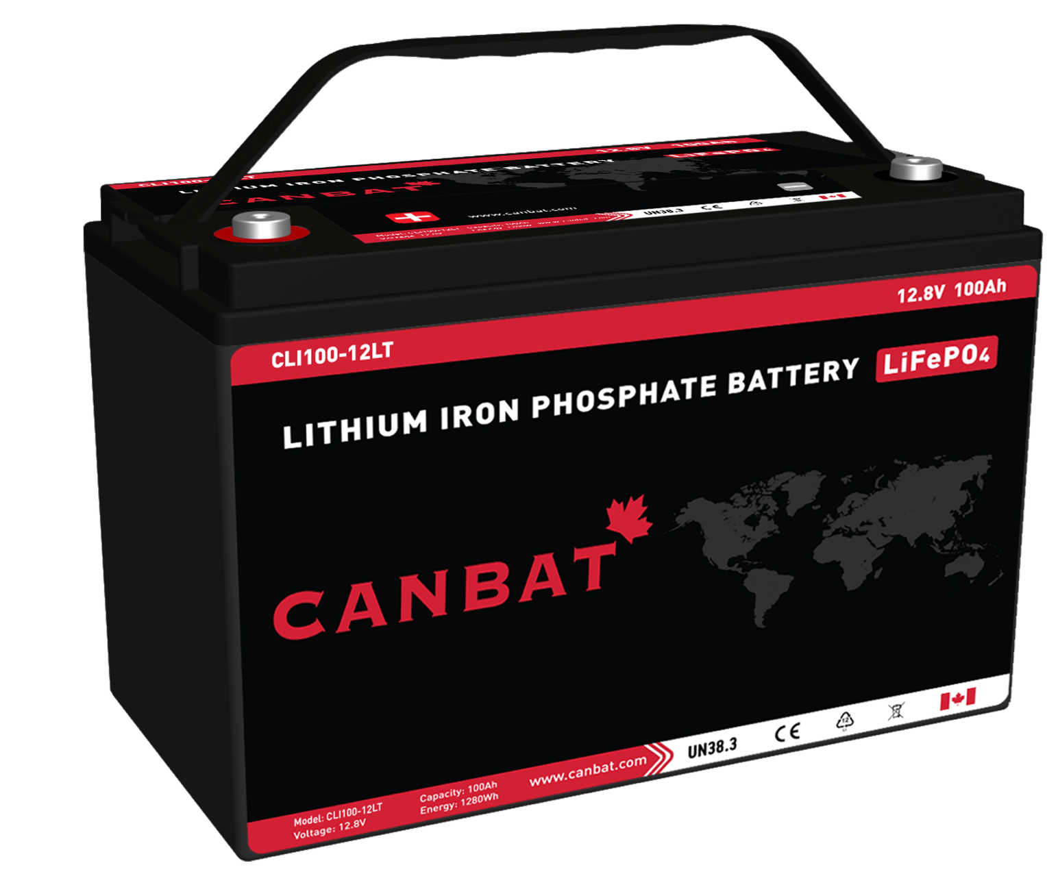 12V 100Ah LiFePO4 Lithium Iron Phosphate Battery