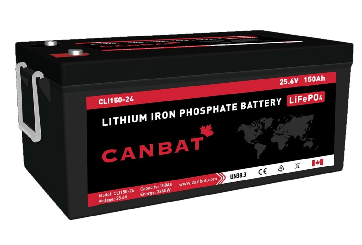 CANBAT - 24V 150Ah Lithium Battery (LiFePO4) – Off The Grid Energy
