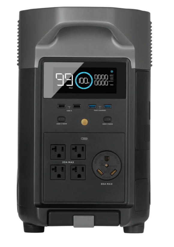 EcoFlow DELTA Pro Portable Power Station, front view