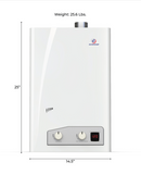 Eccotemp - FVI12 Indoor 4.0 GPM Liquid Propane Tankless Water Heater dimensions