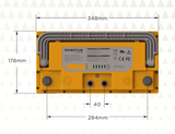 Inventus Power - M-48V60-TRX, 48V 60Ah Lithium, dimensions, top