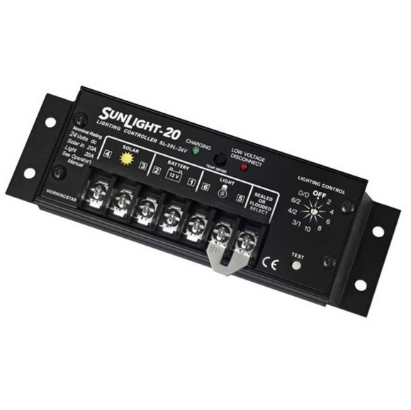 Sunight Controller Morningstar - SunLight SL-20L-24 Lighting Controller – Off The Grid ...