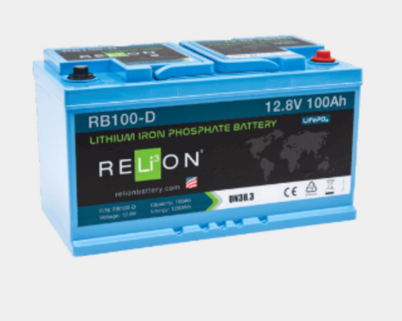 RELiON RB100-D, 12V 100Ah Lithium