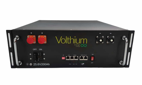 Volthium 24V 200Ah Lithium, rack mount/ with heater