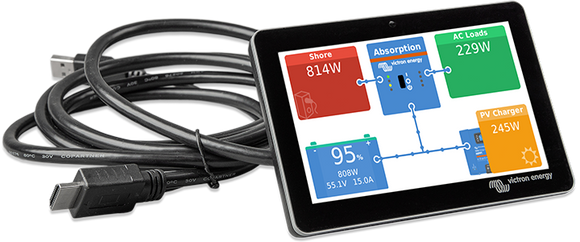 Victron GX Touch 50 display accessory for Cerbo GX