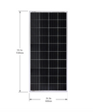 Go Power - Weekender ISW, 200W Solar Charging System, panel dimensions